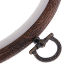 Maxbell Embroidery Hoops Wooden Circle Cross Stitch Hoop Ring Set for Sewing Craft Tools 11CM