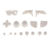 Maxbell Replacement L R D-pad Cap Button Mod Set Case for Xbox One Console Controller White