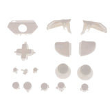 Maxbell Replacement L R D-pad Cap Button Mod Set Case for Xbox One Console Controller White
