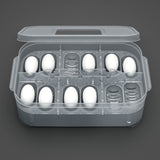 Maxbell PP Plastic 12 Egg Holes Incubator Hatching Container Box Reptile Lizard Incubator Hatchery