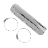 Maxbell Electroplate Exhaust Pipe Heat Shield with Clamps for Harley
