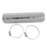 Maxbell Electroplate Exhaust Pipe Heat Shield with Clamps for Harley