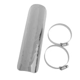 Maxbell Electroplate Exhaust Pipe Heat Shield with Clamps for Harley