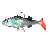 Maxbell 8cm 3D Eyes Artificial Lures Life-like Fishing Lures Minnow Baits with Hooks