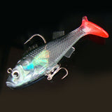 Maxbell 8cm 3D Eyes Artificial Lures Life-like Fishing Lures Minnow Baits with Hooks