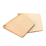 Maxbell Pack of 10 Quadrangle Wood Shapes Charms for DIY Woodcrafts