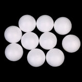 Maxbell Pack of 10 White Modelling Craft Polystyrene Foam Balls Christmas Decoration DIY Kids Crafts 5cm