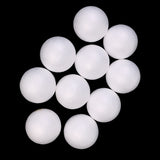 Maxbell Pack of 10 White Modelling Craft Polystyrene Foam Balls Christmas Decoration DIY Kids Crafts 5cm