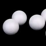 Maxbell Pack of 10 White Modelling Craft Polystyrene Foam Balls Christmas Decoration DIY Kids Crafts 5cm