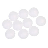 Maxbell Pack of 10 White Modelling Craft Polystyrene Foam Balls Christmas Decoration DIY Kids Crafts 5cm