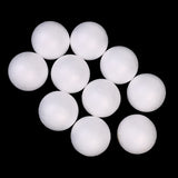 Maxbell Pack of 10 White Modelling Craft Polystyrene Foam Balls Christmas Decoration DIY Kids Crafts 5cm