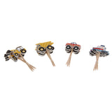 Maxbell 24pcs Stylish Wedding Birthday Baking Supply Car Model Cake Decor Inserted Card
