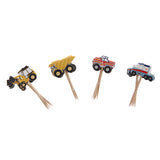 Maxbell 24pcs Stylish Wedding Birthday Baking Supply Car Model Cake Decor Inserted Card