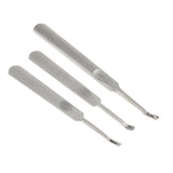 Maxbell 3 Pieces U V Shaped Pro Stitching Groover Grooving Edge Beveller Leathercraft Tool Kit