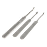 Maxbell 3 Pieces U V Shaped Pro Stitching Groover Grooving Edge Beveller Leathercraft Tool Kit