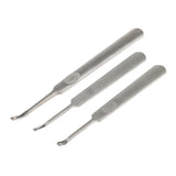 Maxbell 3 Pieces U V Shaped Pro Stitching Groover Grooving Edge Beveller Leathercraft Tool Kit