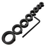 Maxbell 8x Drill Bit Depth Stop Collar Ring Positioner Dowel Shaft Chuck Hex Wrench 3/4/5/6/8/10/12/16mm