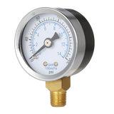 Maxbell 1.5'' Face Air Oil Water Pressure Gauge 1/8'' NPT 0-200 PSI Manometer 0-14 Bar