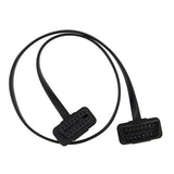 Maxbell 16pin Male to Female    OBD2 Adapter Diagnostic Connector Cable Flat