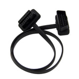 Maxbell 16pin Male to Female    OBD2 Adapter Diagnostic Connector Cable Flat