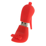 Maxbell Red High Heels 8GB USB 2.0 Flash Drive Memory Thumb Stick Pen Storage U-Disk Gift