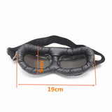 Maxbell Half Helmet Ggoggles , Motorcycle Goggles Black Soft Padded Silver Frame with Driving Mirrored Lens Dark Brown