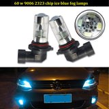 Maxbell Set of 2 9006 2323 12SMD LED HID White Projector Fog Headlight DRL Light Bulbs for Car