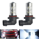 Maxbell Pack of 2 H8 H11 Universal LED Brake Parking Fog Light for Car Auto Vehicle White