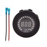 Maxbell DC 12Volt Car Motorbike Universal 5~15V Range Voltmeter with Bue LED Digital Display Function