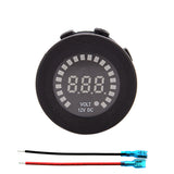 Maxbell DC 12Volt Car Motorbike Universal 5~15V Range Voltmeter with Bue LED Digital Display Function