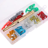 Maxbell 60 Pieces Car Truck 5A-30A Mini Blade Fuse Kits Clip with Circuit Tester Pen