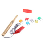 Maxbell 60 Pieces Car Truck 5A-30A Mini Blade Fuse Kits Clip with Circuit Tester Pen