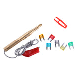 Maxbell 60 Pieces Car Truck 5A-30A Mini Blade Fuse Kits Clip with Circuit Tester Pen