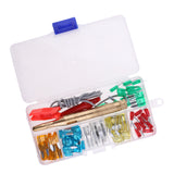 Maxbell 60 Pieces Car Truck 5A-30A Mini Blade Fuse Kits Clip with Circuit Tester Pen