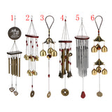 Maxbell Silver 27 Tubes Wind Chime Church Bells Hanging Feng Shui Hanging Ornament
