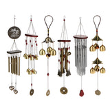Maxbell Silver 27 Tubes Wind Chime Church Bells Hanging Feng Shui Hanging Ornament