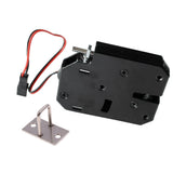 Maxbell Electromagnetic Lock Tongue Automatic Door Drawer Lock 150 kg Force 12V DC 2A