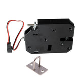 Maxbell Electromagnetic Lock Tongue Automatic Door Drawer Lock 150 kg Force 12V DC 2A