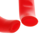 Maxbell Universal Soft Silicone Nonskid Coloured Brake Lever Grips Protectors Covers Red