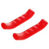 Maxbell Universal Soft Silicone Nonskid Coloured Brake Lever Grips Protectors Covers Red