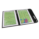 Maxbell Utility Magnetic Football Coaching Board Coaches Folding Board Folder with Marker & Keychain Lanyard