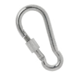 Maxbell Screw Lock D Shape Carabiner Hook Keyring Clips Camping Outdoor Accessories Buckle