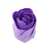 Maxbell Paper Artificial Rose Valentine's Day Flowers Candy Wedding Gift Box Purple