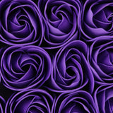 Maxbell Paper Artificial Rose Valentine's Day Flowers Candy Wedding Gift Box Purple