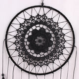 Maxbell Handmade Dream Catcher With Black Feathers Wall Hanging Decoration Ornament