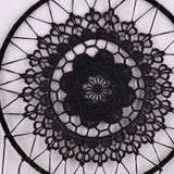 Maxbell Handmade Dream Catcher With Black Feathers Wall Hanging Decoration Ornament