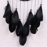 Maxbell Handmade Dream Catcher With Black Feathers Wall Hanging Decoration Ornament