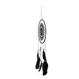 Maxbell Handmade Dream Catcher With Black Feathers Wall Hanging Decoration Ornament