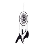 Maxbell Handmade Dream Catcher With Black Feathers Wall Hanging Decoration Ornament