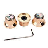 Maxbell 3Pcs Golden Volume Tone Speed Control Knobs for Electric Guitar/Bass #2